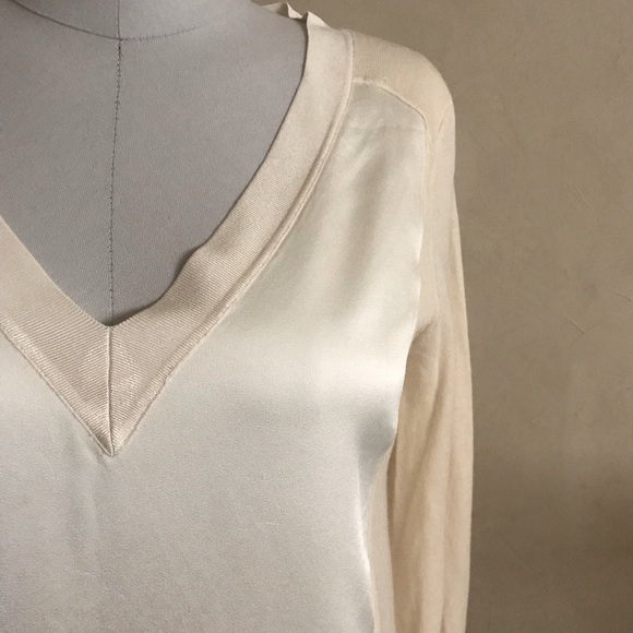 Rag & Bone Two Tone Merino Wool Top - Picture 2 of 7